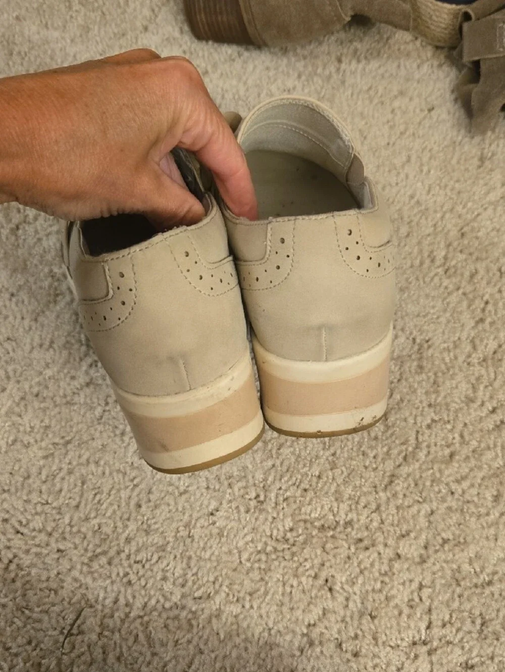 DV by Dolce Vita Beige Chain-Link Slip-On Loafers